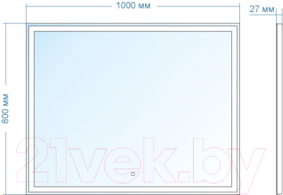 Зеркало Doratiz Адель 100x80 / 2711.905