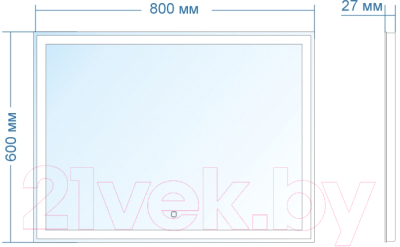 Зеркало Doratiz Адель 80x60 / 2711.907