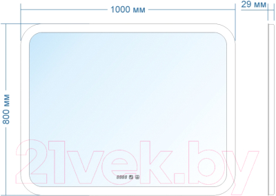 Зеркало Doratiz Ева 100x80 / 2711.917