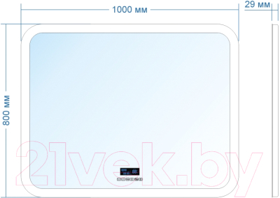 Зеркало Doratiz Ева 100x80 / 2711.918