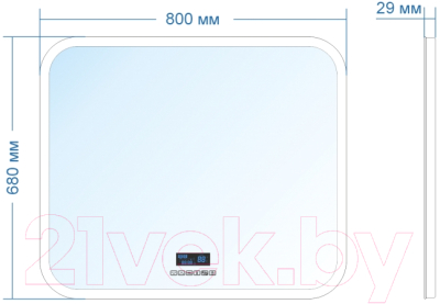 Зеркало Doratiz Ева 80x68 / 2711.921