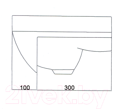 Умывальник Лобненский стройфарфор Браво 50 / 10/1/5/1-17