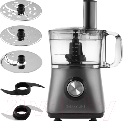 Кухонный комбайн Galaxy Line GL 2314 (серый) - фото