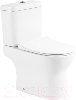 Унитаз напольный BelBagno BB130CPR/SC - фото