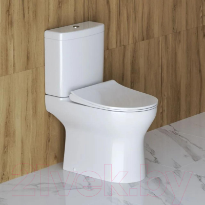 Унитаз напольный BelBagno BB130CPR/SC