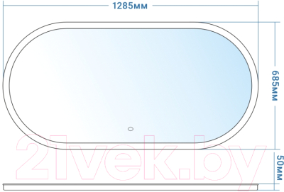 Зеркало Doratiz Скарлетт 120x60 / 2711.901