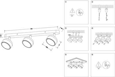 Спот Ambrella Techno Spot TN71015/3 WH