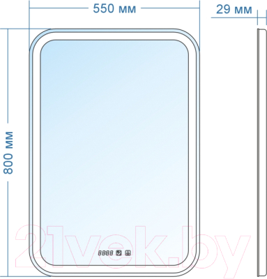 Зеркало Doratiz Марта 55x80 / 2711.908