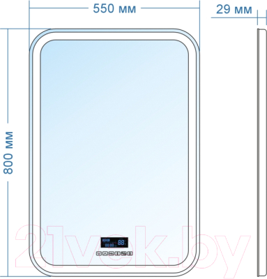 Зеркало Doratiz Марта 55x80 / 2711.909