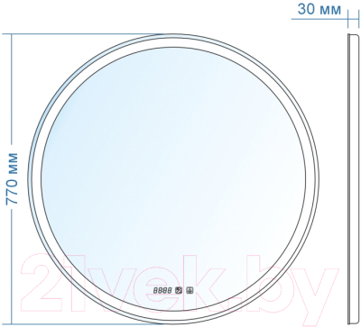 Зеркало Doratiz Миа 77 / 2711.915