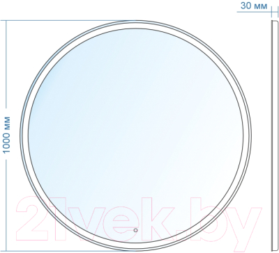 Зеркало Doratiz Миа 100 / 2711.931