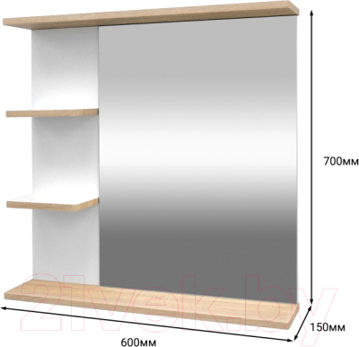 Зеркало Doratiz Гавайи 60 / 2711.156