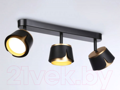 Спот Ambrella Techno Spot TN71237/3 BK/GD