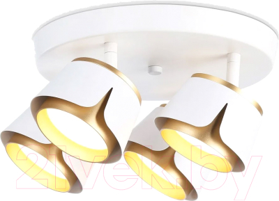 Спот Ambrella Techno Spot TN71241/4 WH/GD - фото