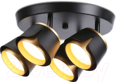 Спот Ambrella Techno Spot TN71243/4 BK/GD - фото