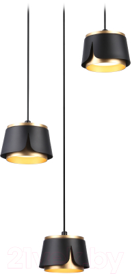 Люстра Ambrella Techno Spot TN71252/3 BK/GD