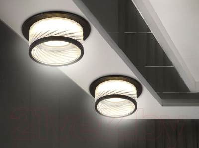 Точечный светильник Ambrella TN1252 SBK/CL