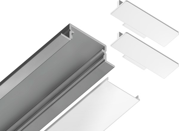 Профиль для светодиодной ленты Ambrella GP1200AL