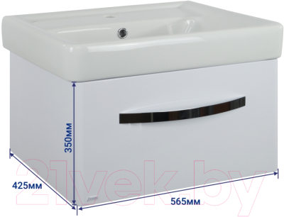 Тумба под умывальник Doratiz Коралл 60 / 9912.817C