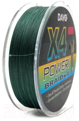 Леска плетеная Dayo Power Braid X4 0.20мм