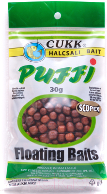 Насадка рыболовная CUKK Puffi Mini 4-6мм Scopex / 12819 - фото