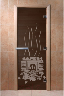 Стеклянная дверь для бани/сауны Doorwood Банька 70x190 / DW02947