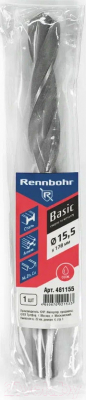 Сверло Rennbohr Basic Prom HSS-R 15.5x178мм / 461155 - фото