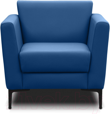 Кресло мягкое Brioli Куно М (L18/синий)