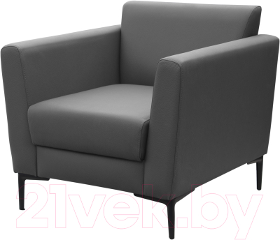 Кресло мягкое Brioli Куно М (L21/серый) - фото
