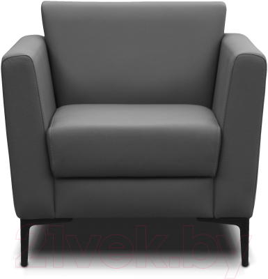 Кресло мягкое Brioli Куно М (L21/серый)