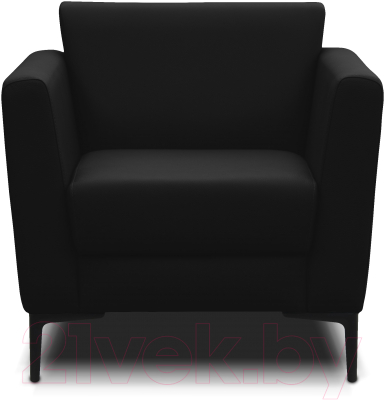 Кресло мягкое Brioli Куно М (L22/черный)