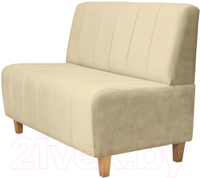 Диван Brioli Руди полоса двухместный - фото