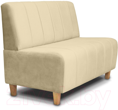 Диван Brioli Руди полоса двухместный