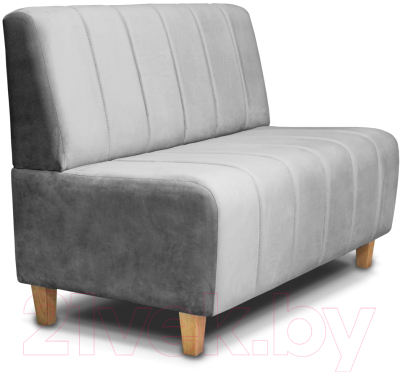 Диван Brioli Руди полоса двухместный