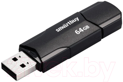 USB flash накопитель SmartBuy 64Gb Clue Black / SB64GBCLU-K