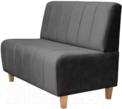 Диван Brioli Руди полоса двухместный - фото