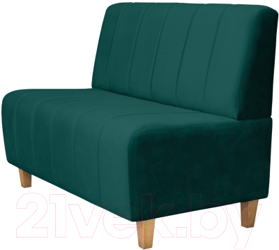 Диван Brioli Руди полоса двухместный - фото