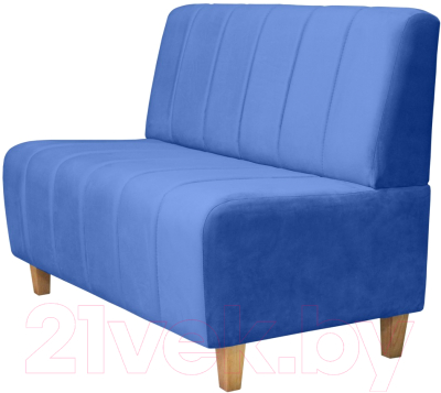 Диван Brioli Руди полоса двухместный - фото