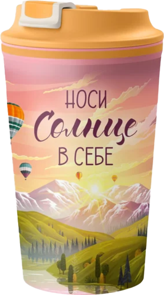 Термокружка Phibo Солнце / 433282205  - фото