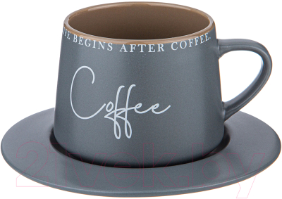 Чашка с блюдцем Lefard Coffeemania / 756-459 - фото