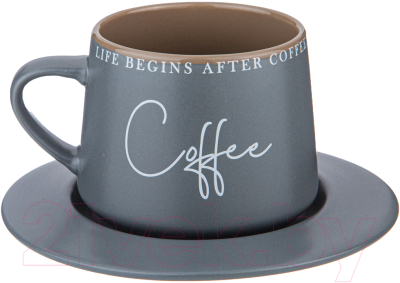 Чашка с блюдцем Lefard Coffeemania / 756-459