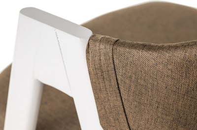 Стул Mio Tesoro Луна DC-048A (коричневый/белый)