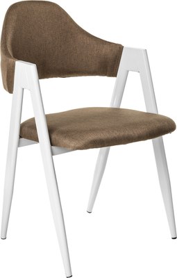 Стул Mio Tesoro Луна DC-048A (коричневый/белый)