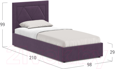 Односпальная кровать Moon Family 1255 / MF008703