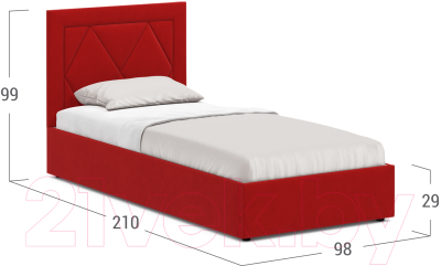 Односпальная кровать Moon Family 1255 / MF008782