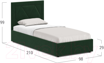 Односпальная кровать Moon Family 1255 / MF008792