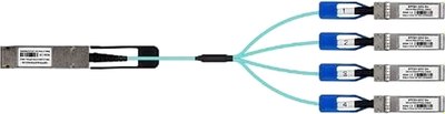 Кабель LR-Link LRAOC-QSFP28-4SFP28-3M - фото
