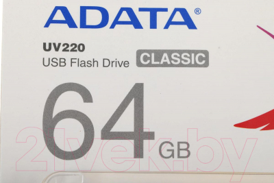 USB flash накопитель A-data UV220 64GB (AUV220-64G-RWHGY)