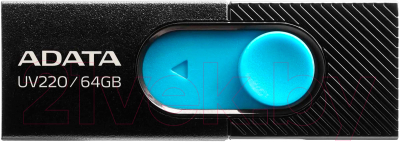 USB flash накопитель A-data UV220 64GB (AUV220-64G-RBKBL) - фото