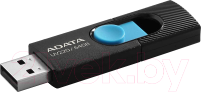 USB flash накопитель A-data UV220 64GB (AUV220-64G-RBKBL)
